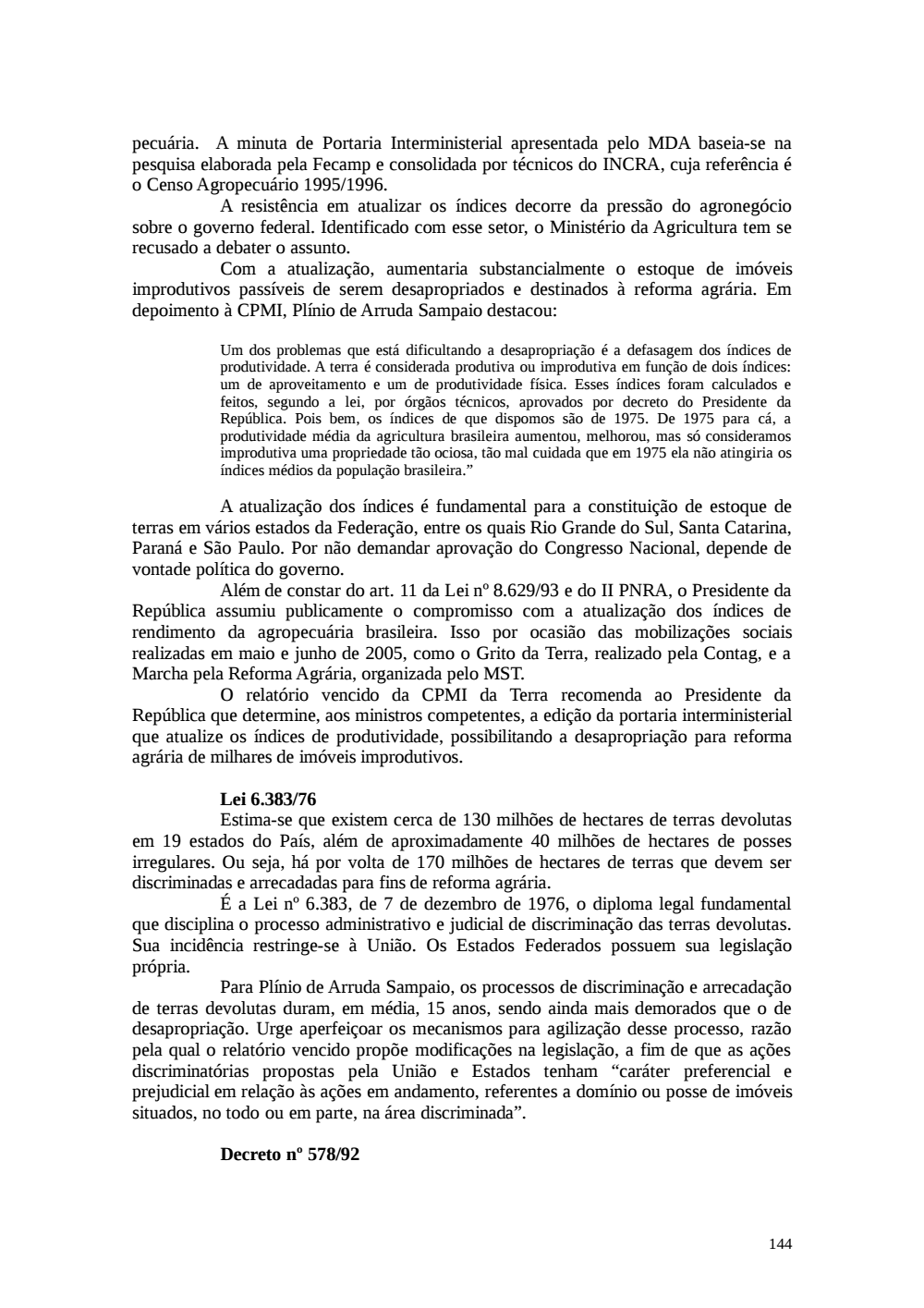 Page 144 from Relatório final da comissão