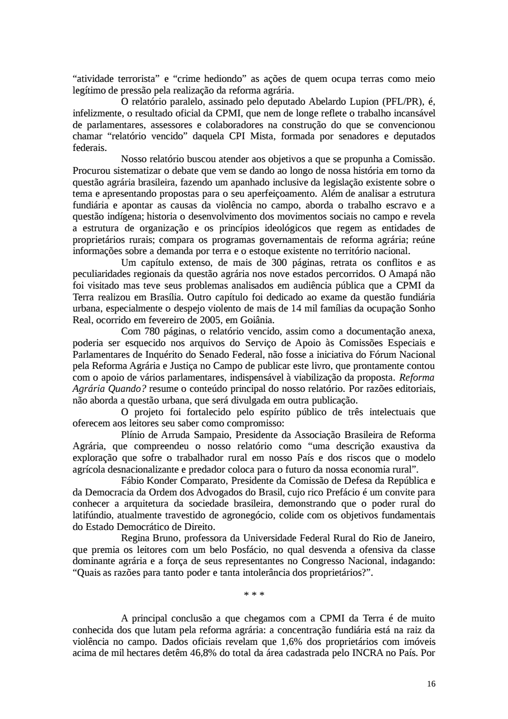 Page 16 from Relatório final da comissão