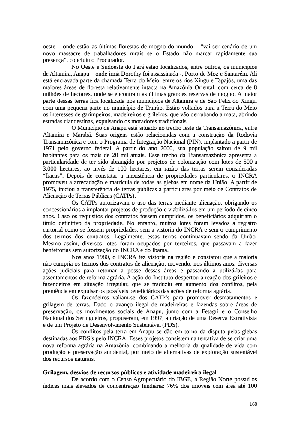 Page 160 from Relatório final da comissão