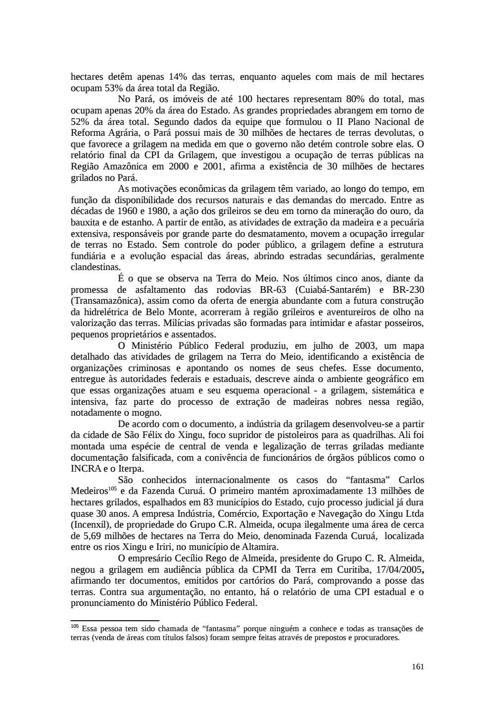Page 161 from Relatório final da comissão