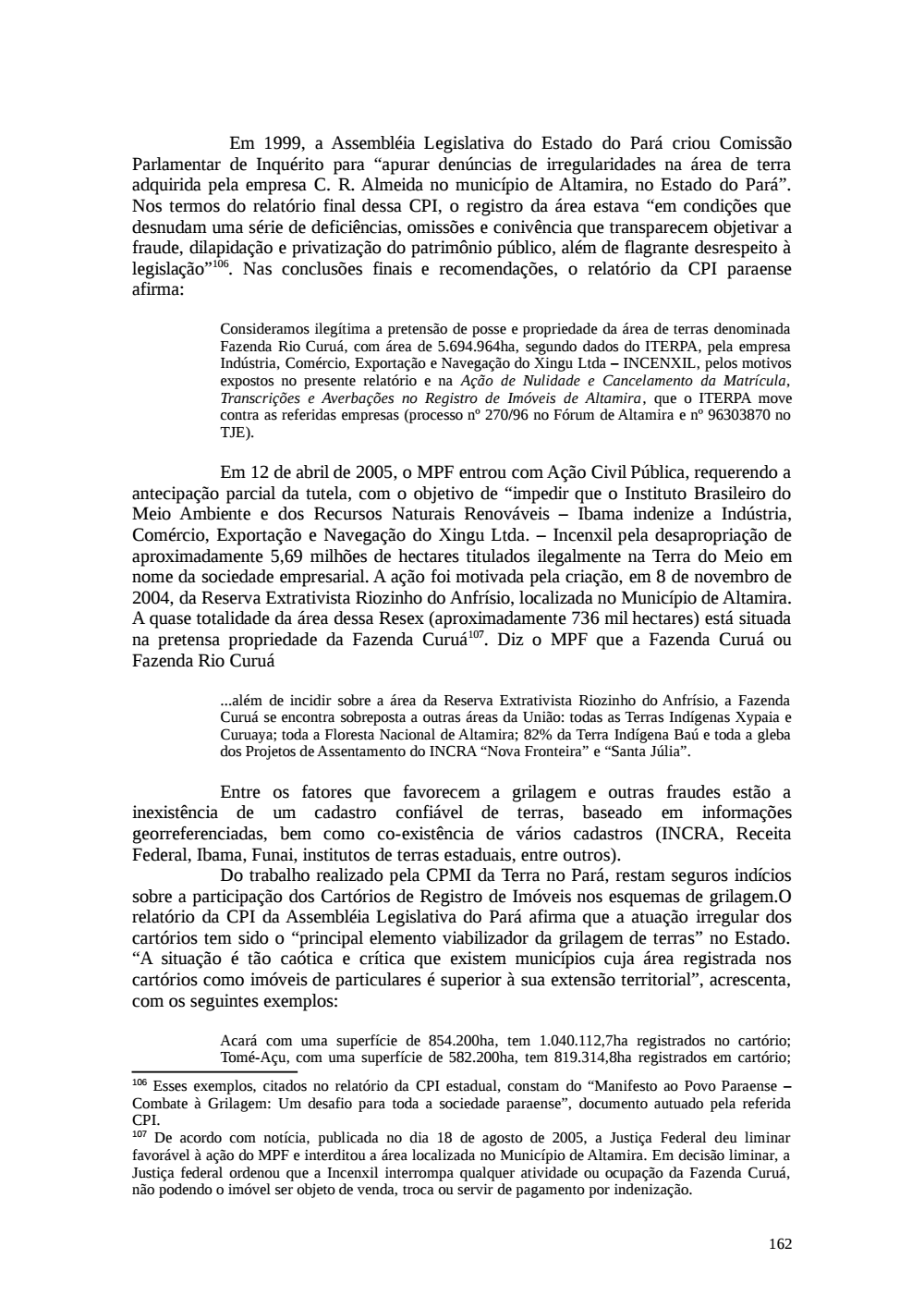 Page 162 from Relatório final da comissão
