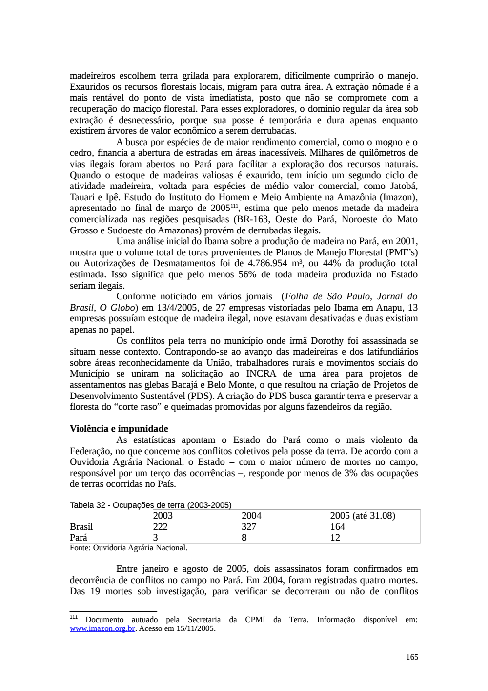 Page 165 from Relatório final da comissão