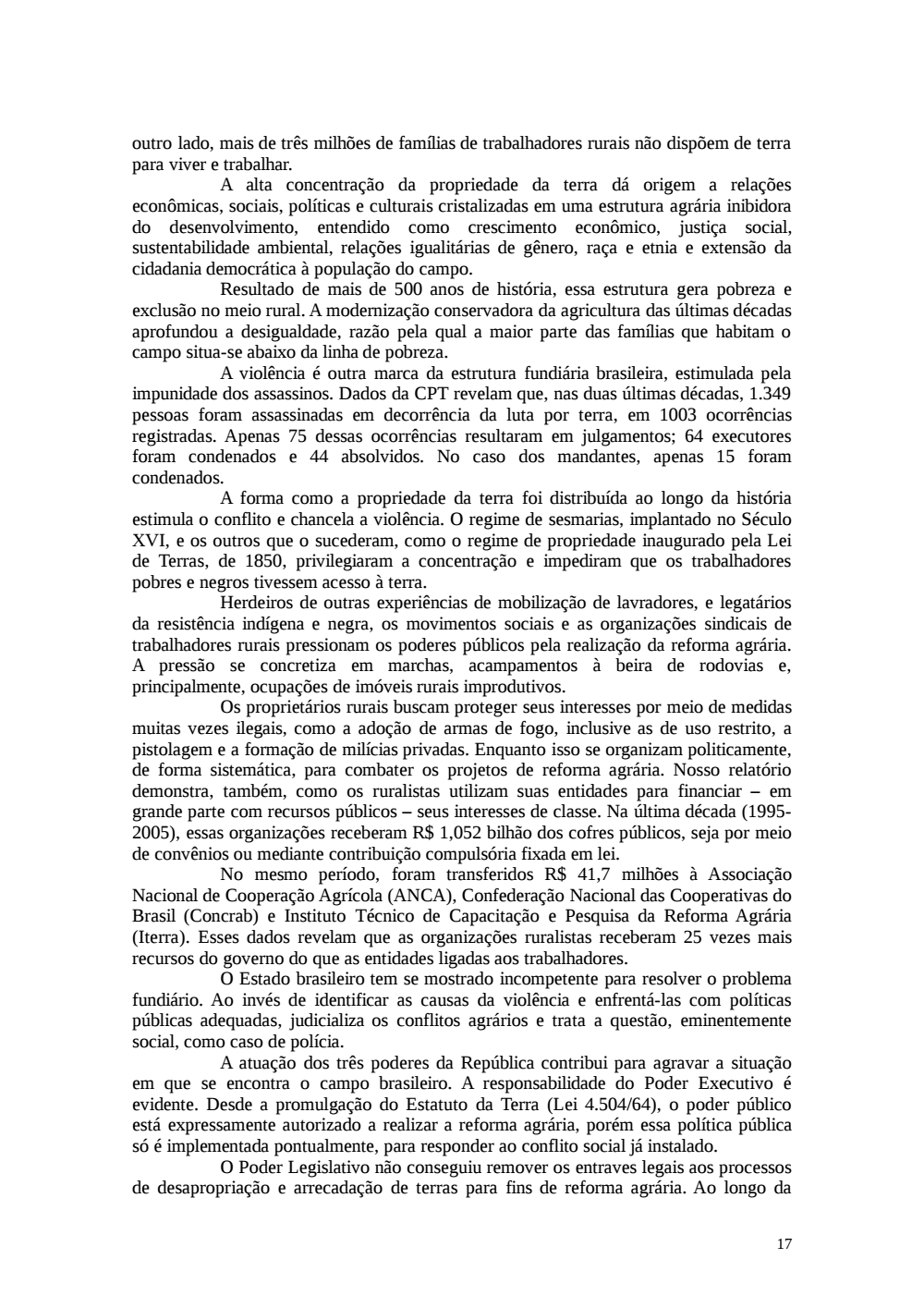 Page 17 from Relatório final da comissão