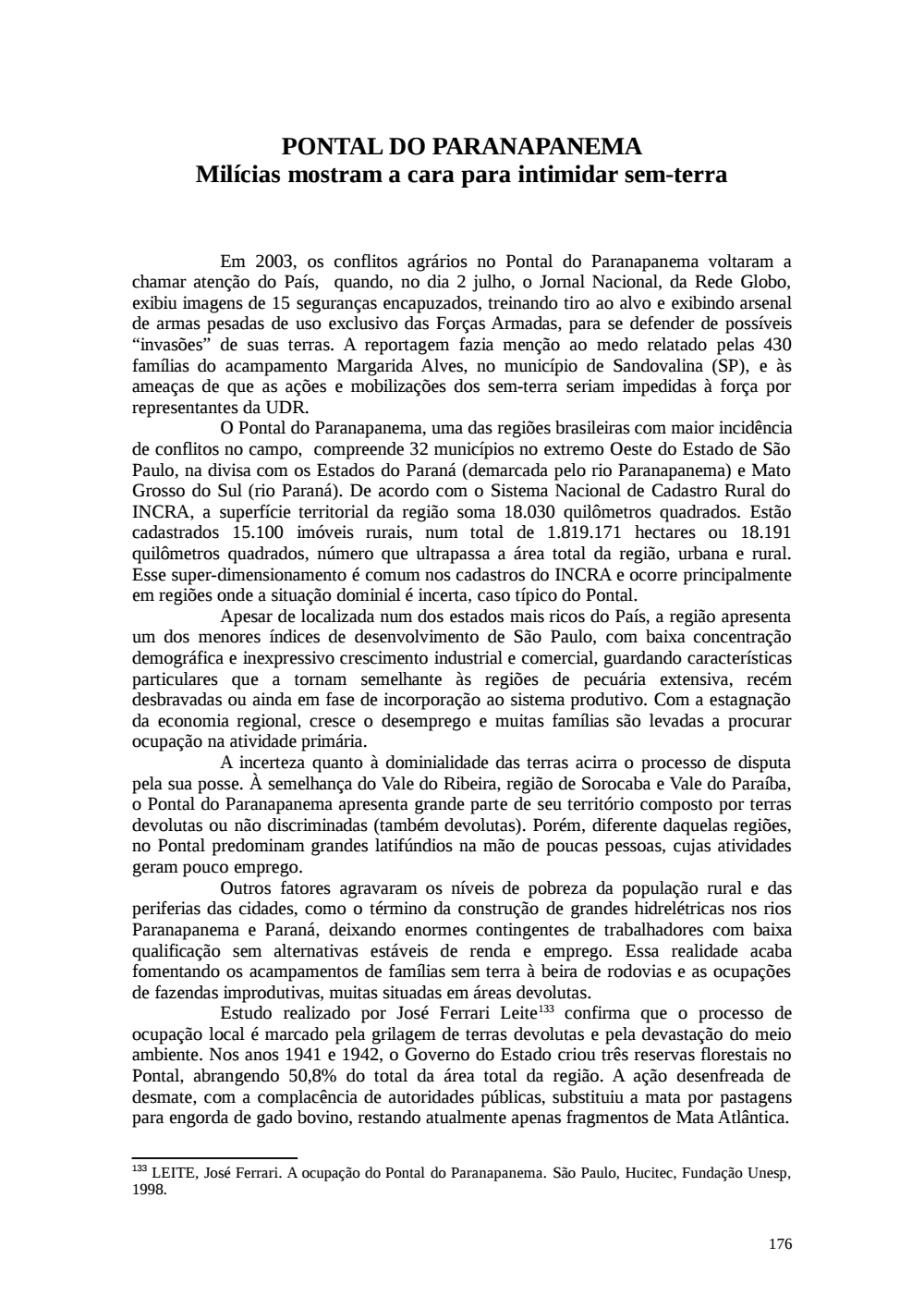 Page 176 from Relatório final da comissão