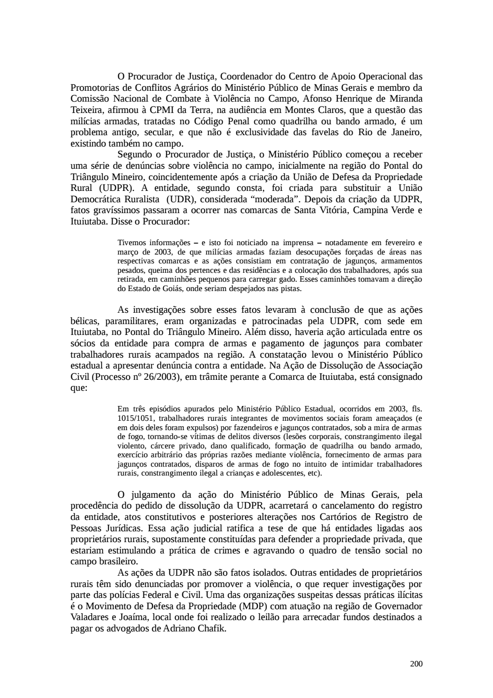 Page 200 from Relatório final da comissão