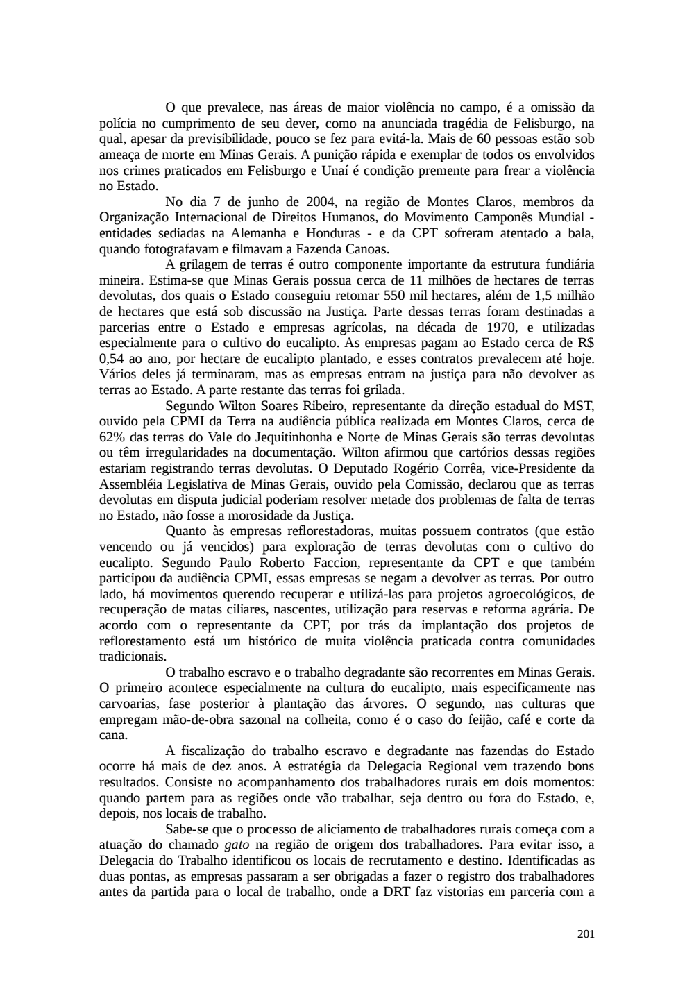 Page 201 from Relatório final da comissão