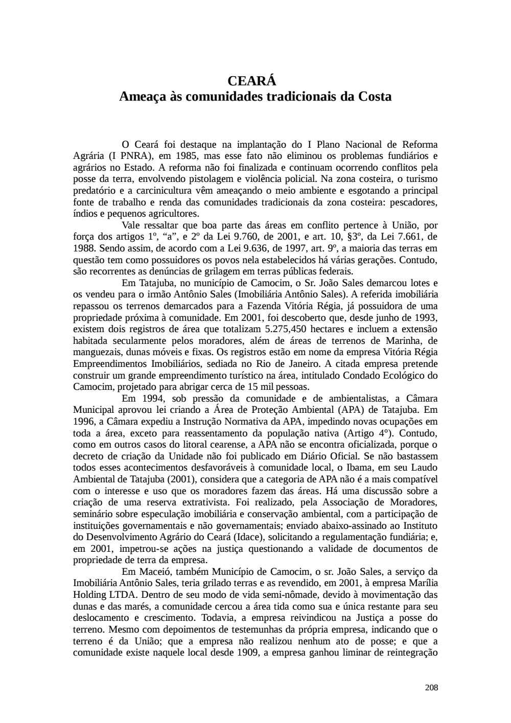 Page 208 from Relatório final da comissão