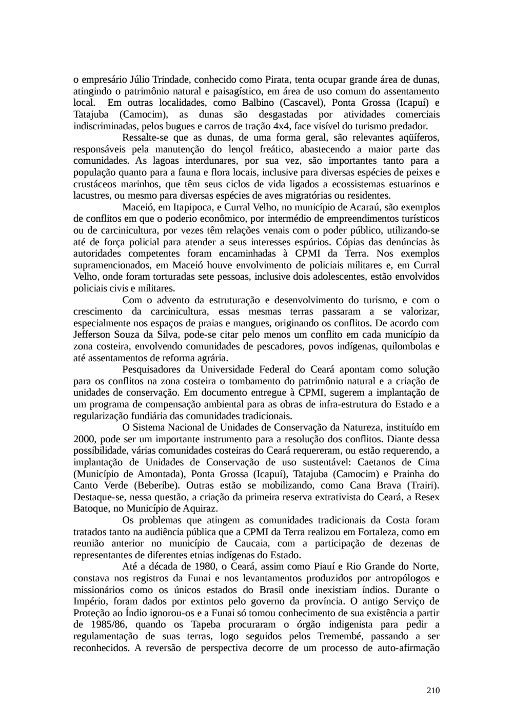 Page 210 from Relatório final da comissão
