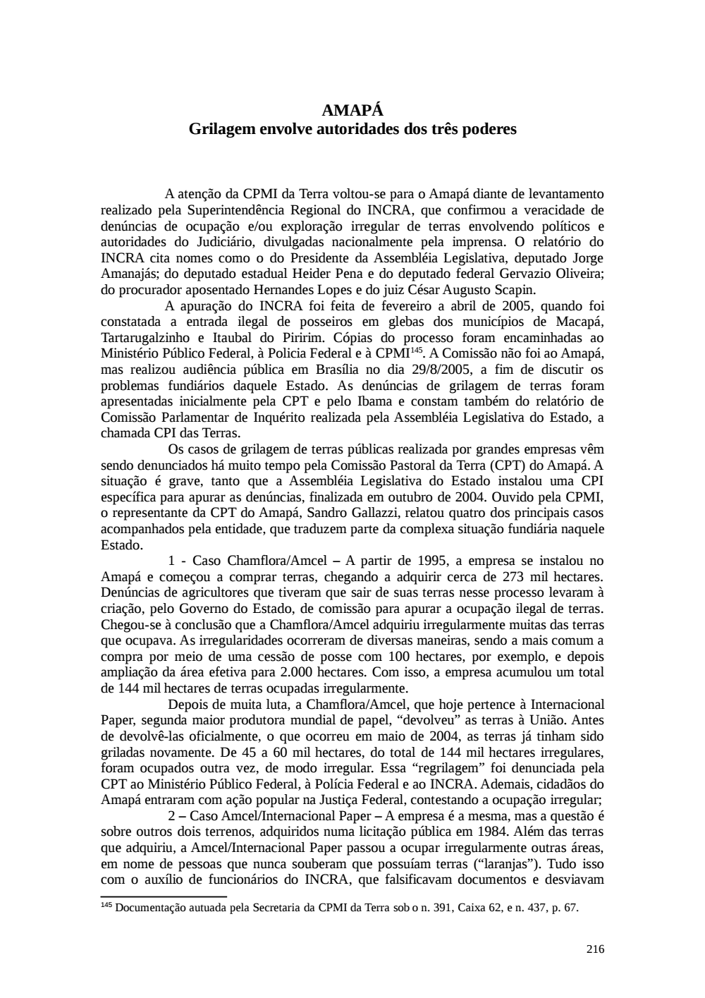 Page 216 from Relatório final da comissão
