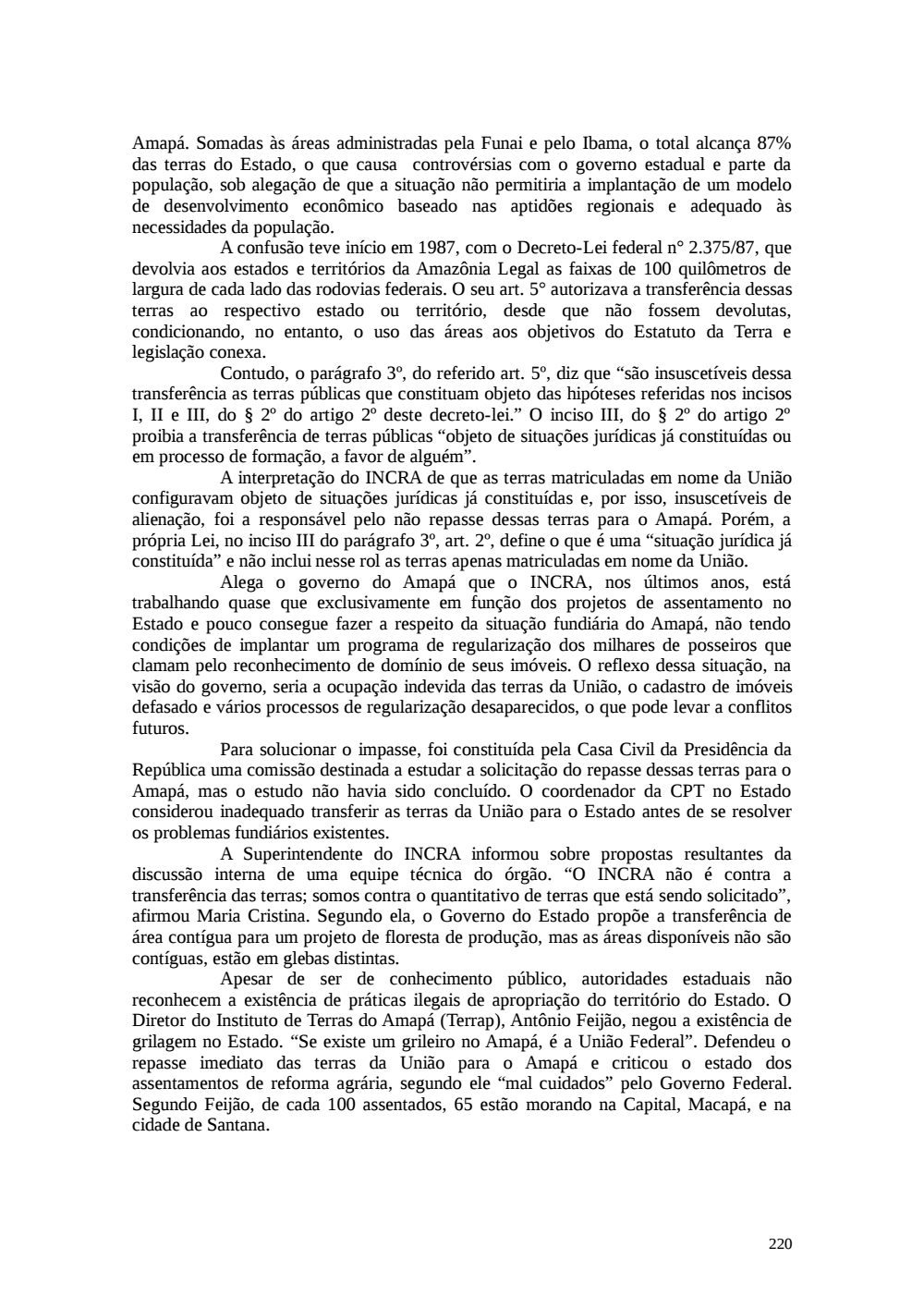 Page 220 from Relatório final da comissão