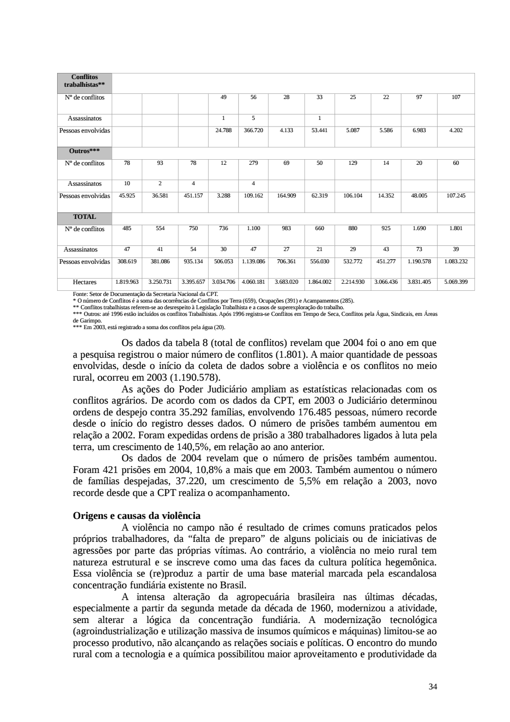 Page 34 from Relatório final da comissão
