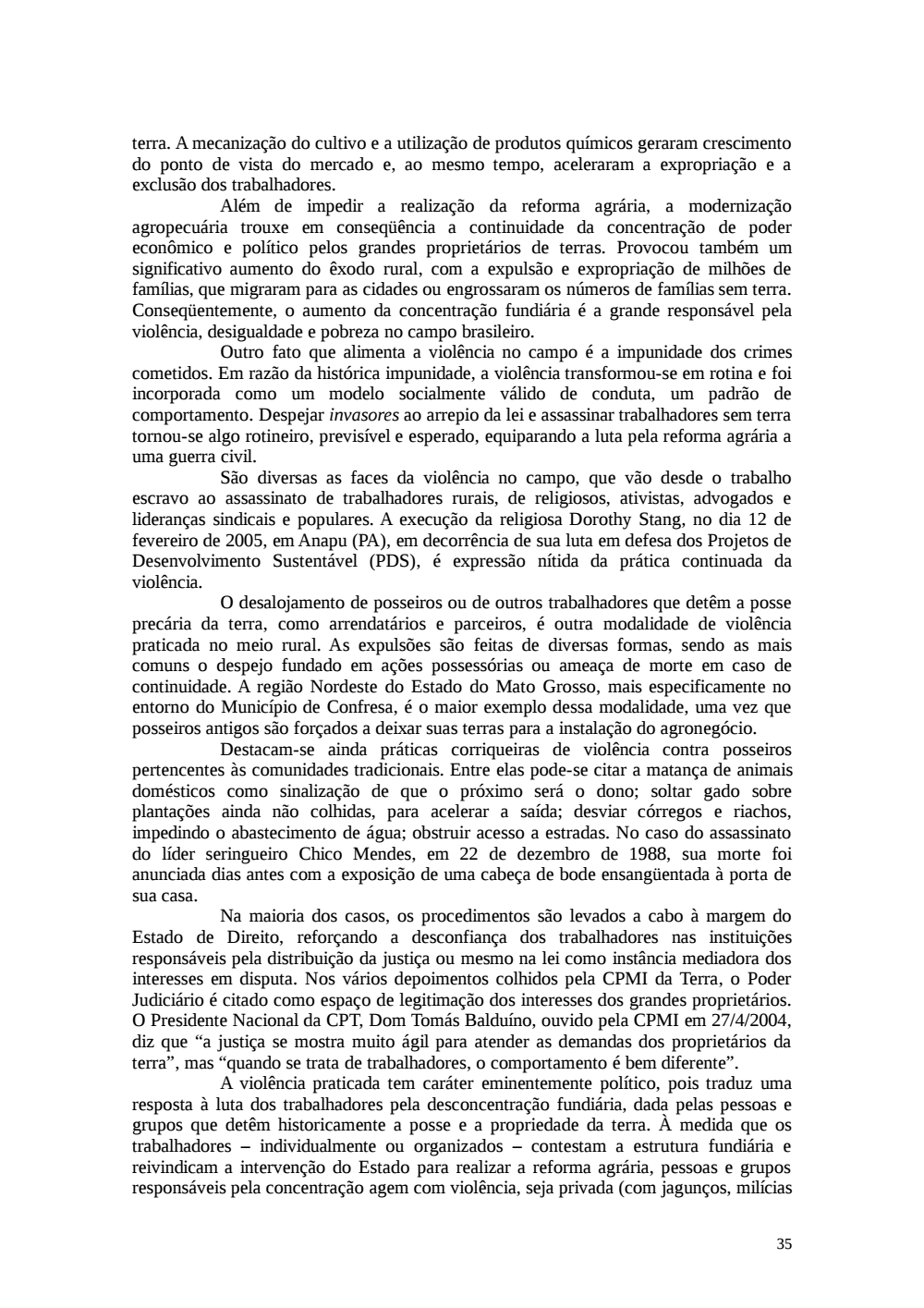 Page 35 from Relatório final da comissão