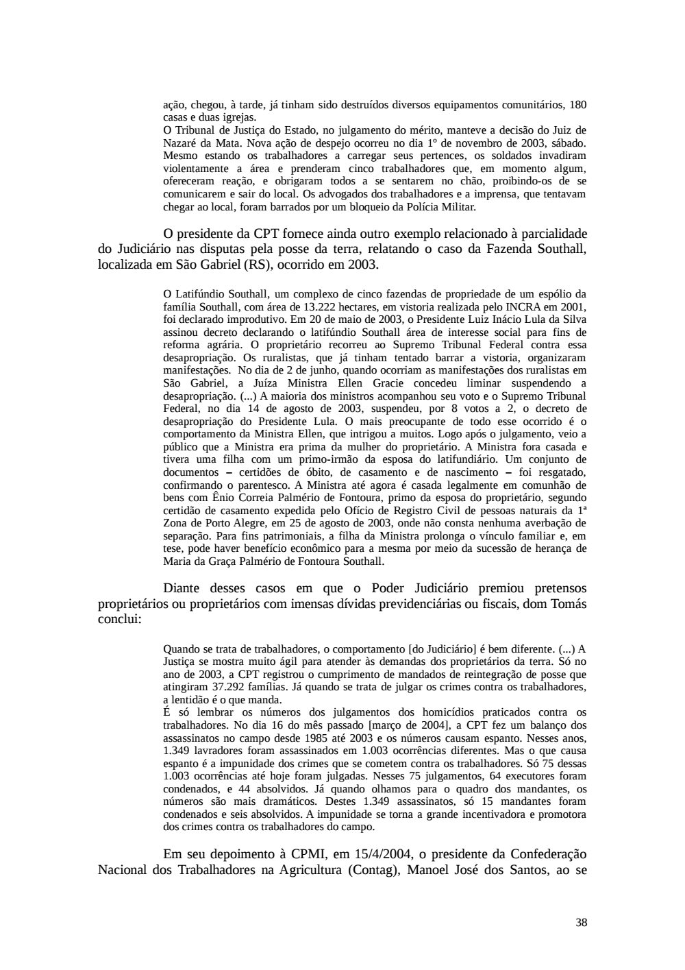 Page 38 from Relatório final da comissão