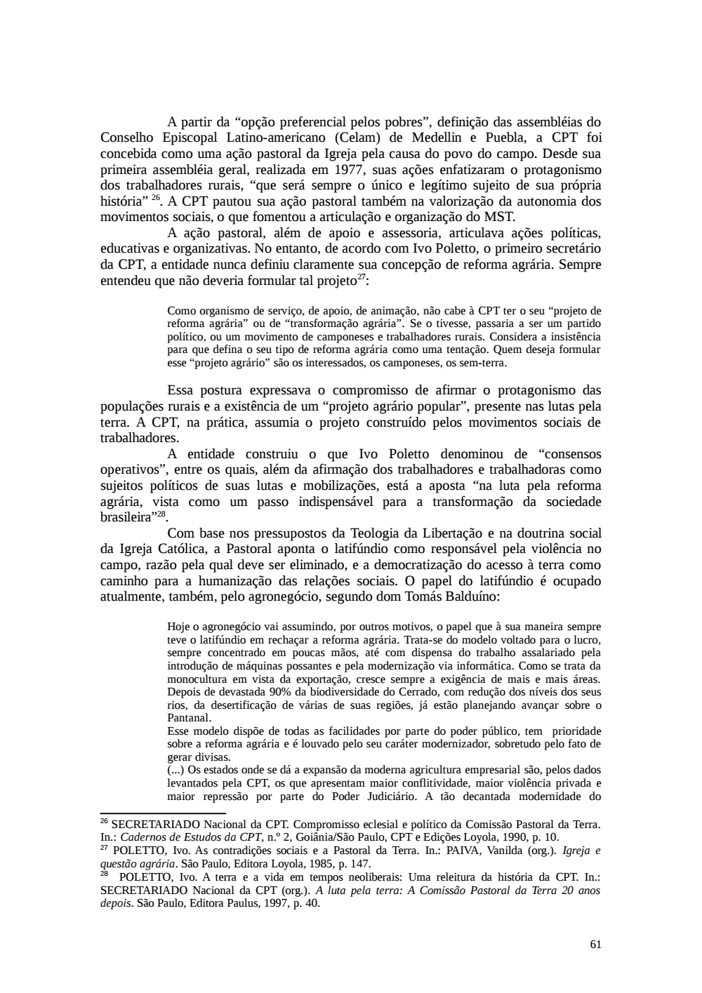 Page 61 from Relatório final da comissão