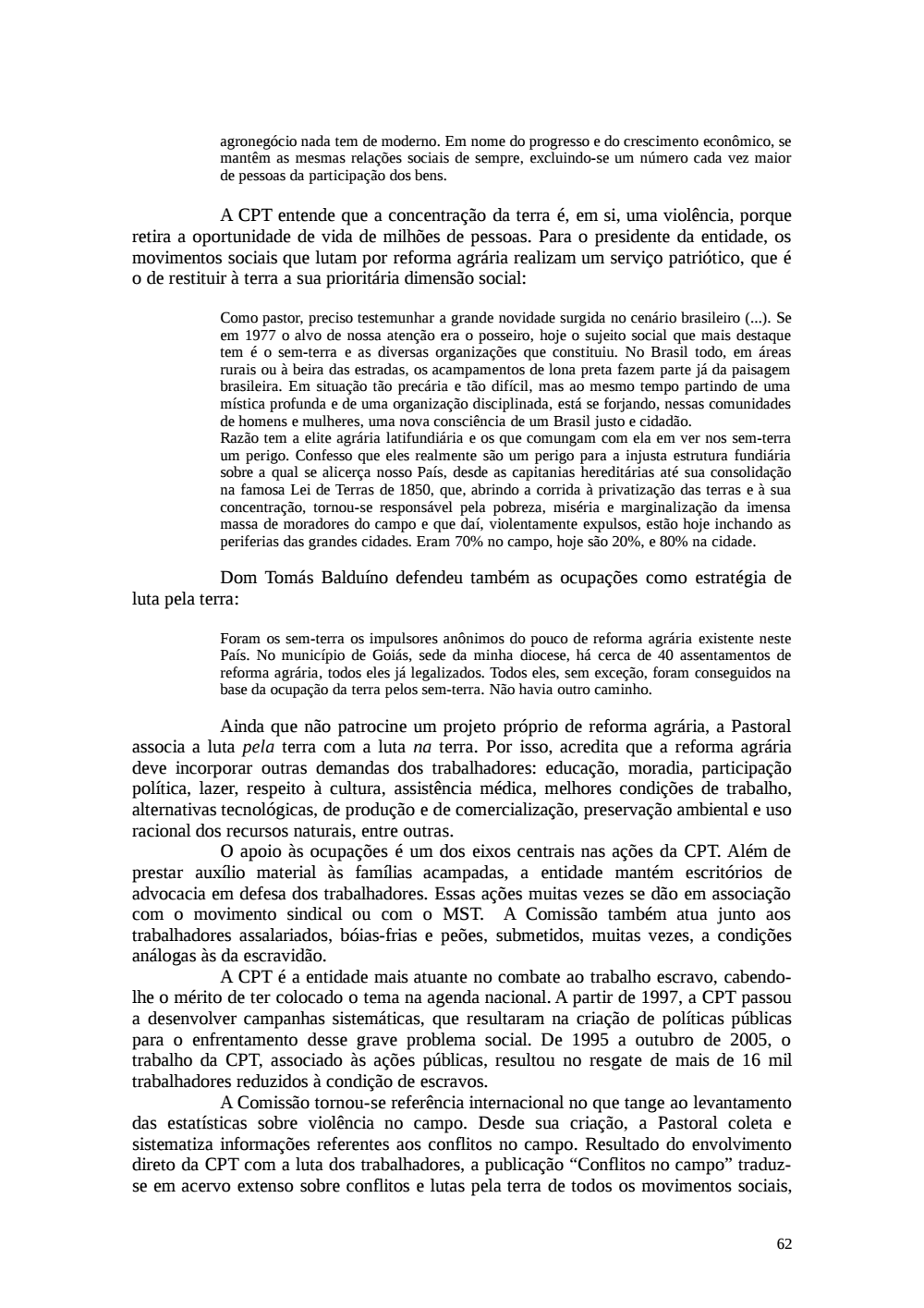 Page 62 from Relatório final da comissão
