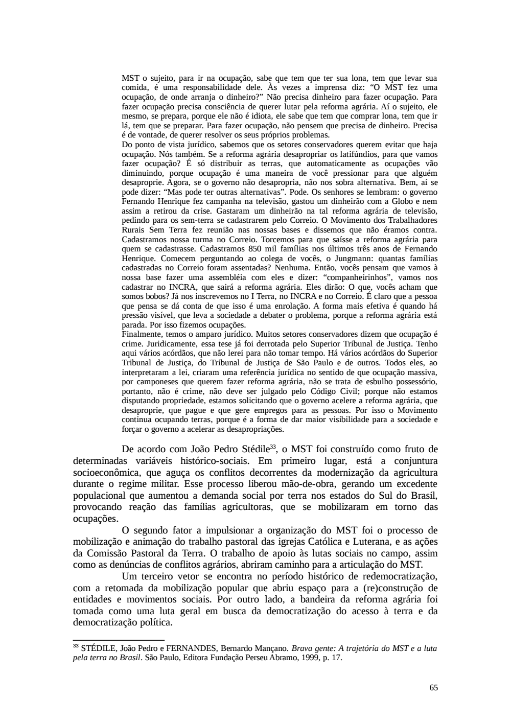 Page 65 from Relatório final da comissão