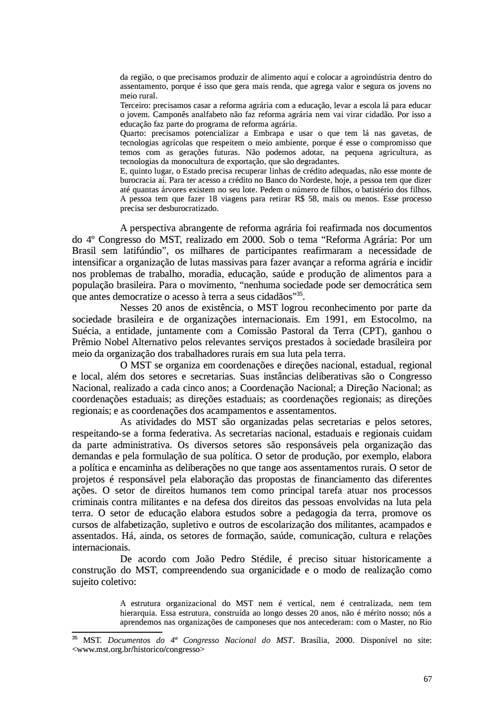 Page 67 from Relatório final da comissão