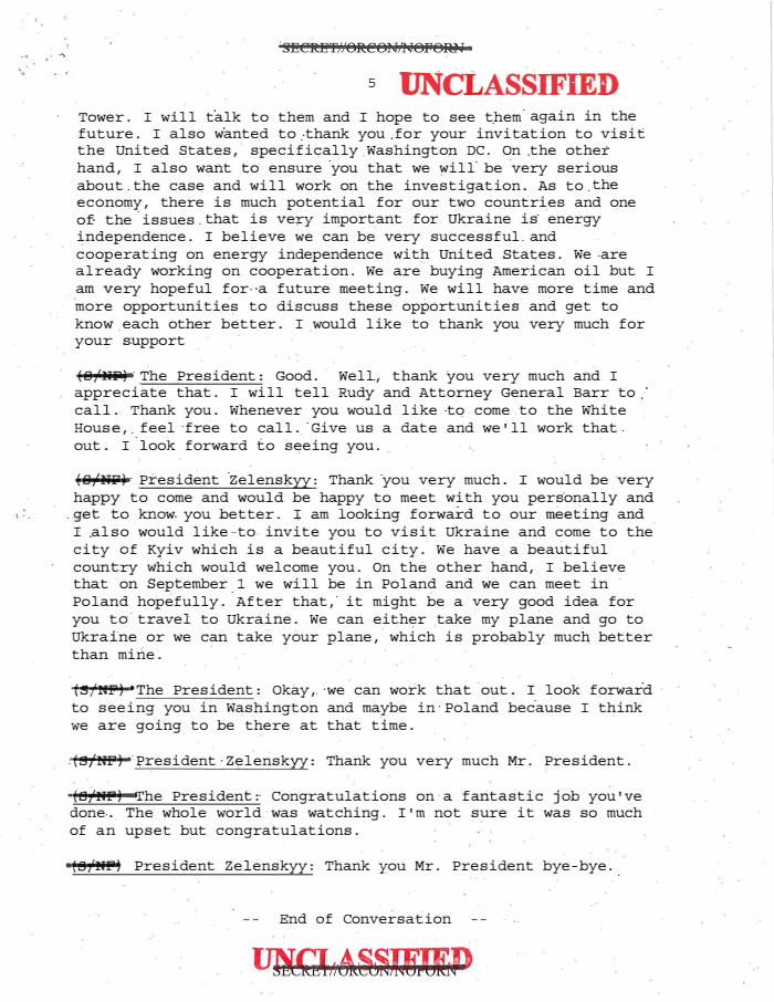 Page 5 of Unclassified09 2019