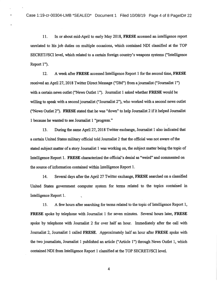 Page 4 of LEAK CASE Indictment