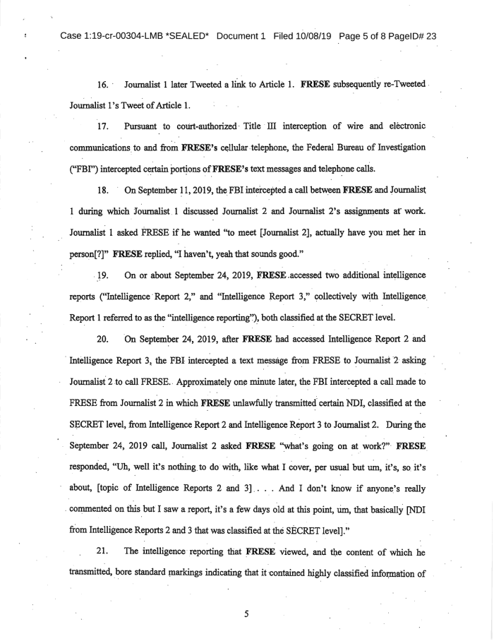 Page 5 of LEAK CASE Indictment