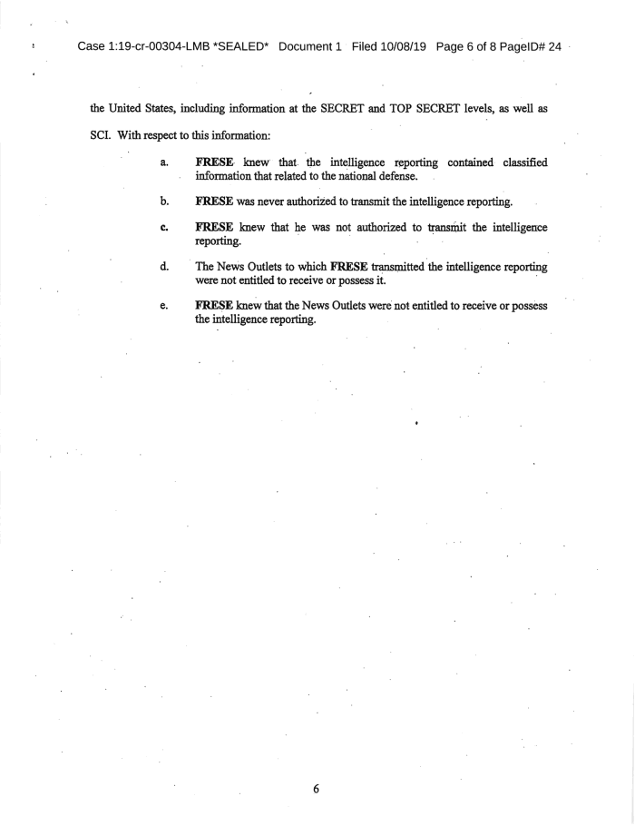 Page 6 of LEAK CASE Indictment