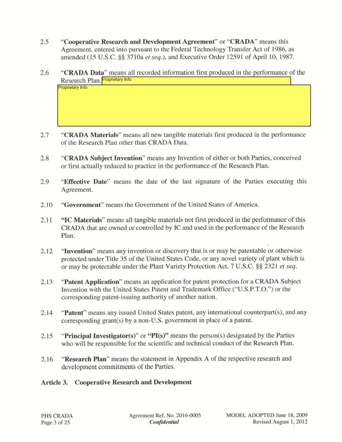 Page 21 of NIH-Moderna Confidential Agreements