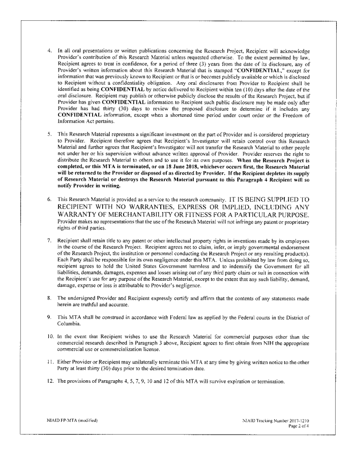 Page 87 of NIH-Moderna Confidential Agreements