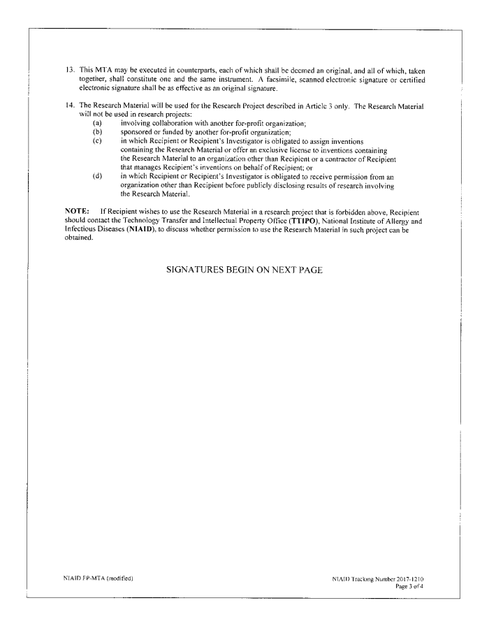 Page 88 of NIH-Moderna Confidential Agreements
