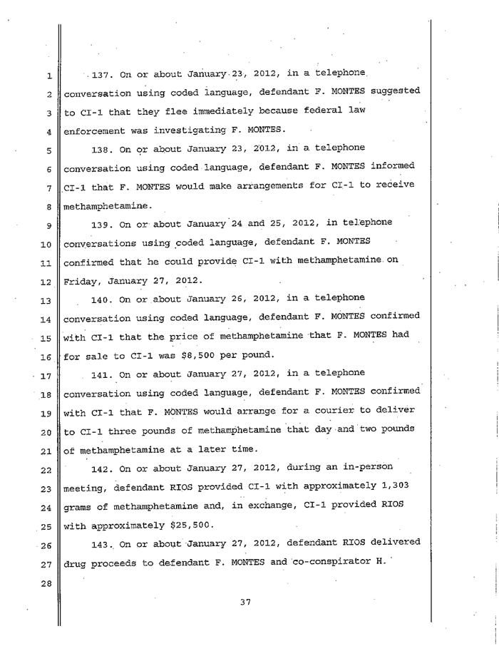 Page 37 of La Familia Indictment