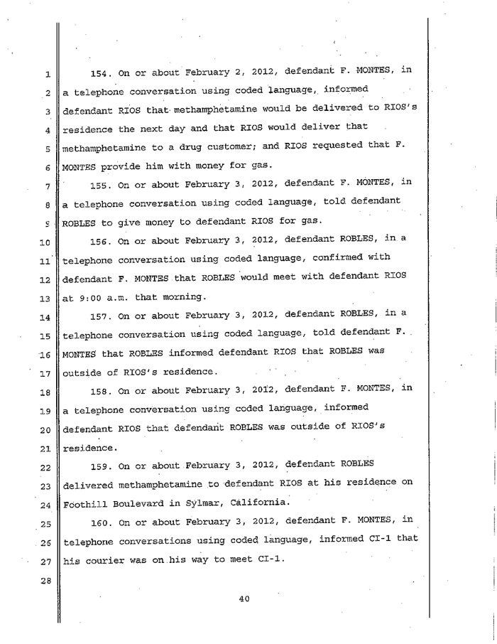 Page 40 of La Familia Indictment